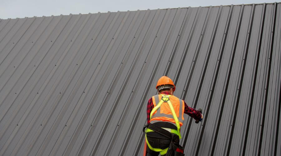 Professional metal roof installation services in Roaring Springs, TX